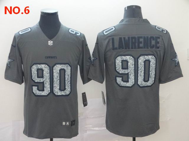 Men's Dallas Cowboys #90 DeMarcus Lawrence Jersey NO.6;